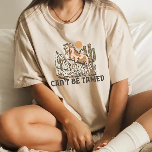 Can't Be Tamed Print Tshirt