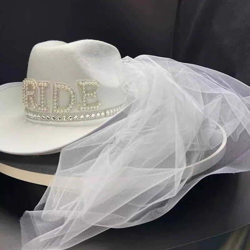 Bride's Cowboy Hat