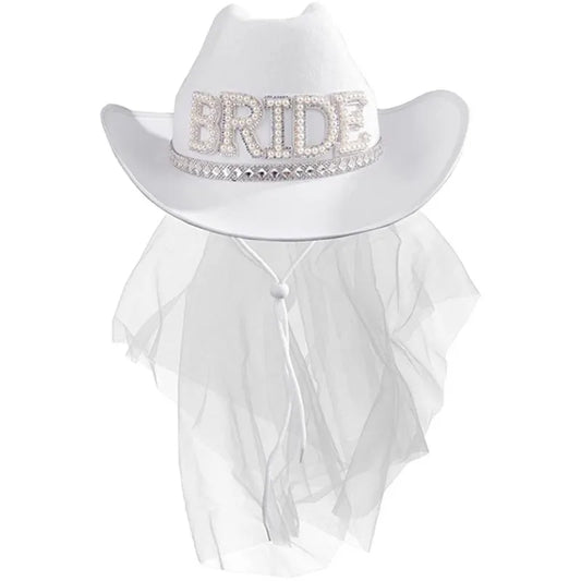 Bride's Cowboy Hat