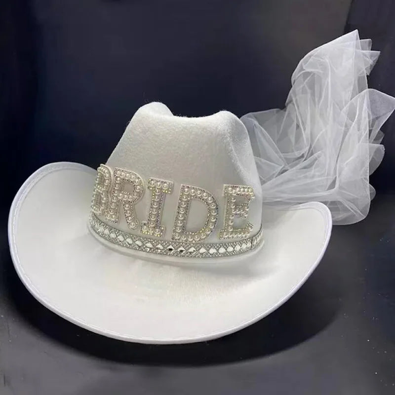 Bride's Cowboy Hat